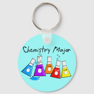 Chemistry Major Gifts Beeker Design Key Ring