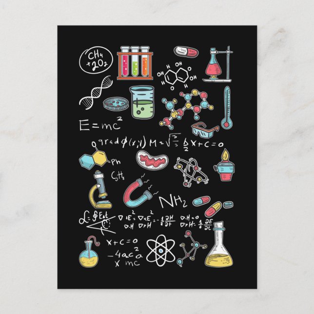 Chemistry Mathematician Physicist Chemist Postcard (Front)