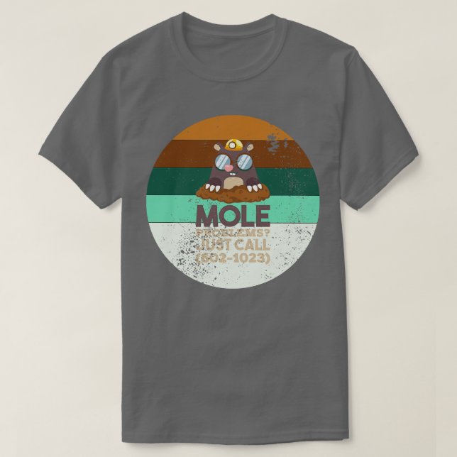 Chemistry Mole Problems 1 T-Shirt (Design Front)