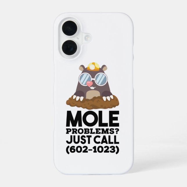 Chemistry - Mole Problems  iPhone 16 Case (Back)