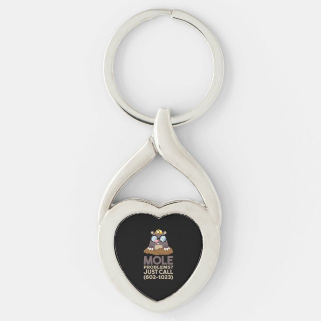 Chemistry - Mole Problems Key Ring (Front)