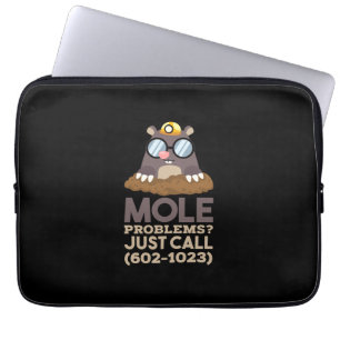 Chemistry - Mole Problems Laptop Sleeve