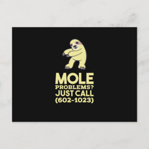 Chemistry - Mole Problems Postcard