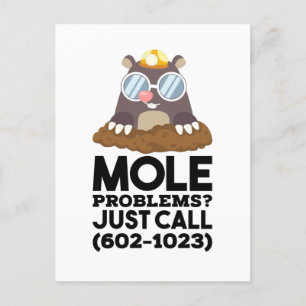 Chemistry - Mole Problems  Postcard