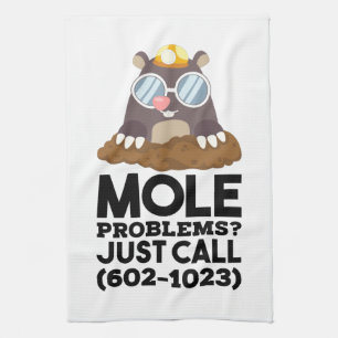 Chemistry - Mole Problems Tea Towel