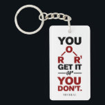 Chemistry Nerd You Get it Funny Science Geek Key Ring<br><div class="desc">Cute and funny chemistry button to treat yourself or as a gift for your favourite scientist, chemistry teacher or graduate. The saying on this decorative button is just a silly joke for the scientists out there. Perfect for geeks or chemistry teachers featuring a funny chemical formula. Easily add a name...</div>