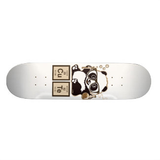 Chemistry panda discovered cute skateboard