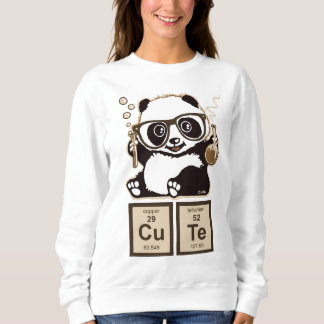 Chemistry panda discovered cute sweatshirt