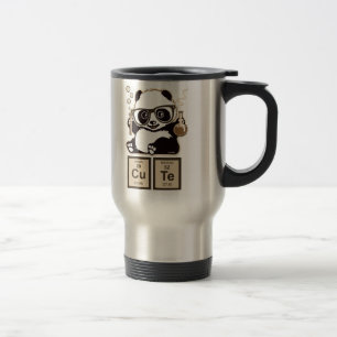 Chemistry panda discovered cute travel mug