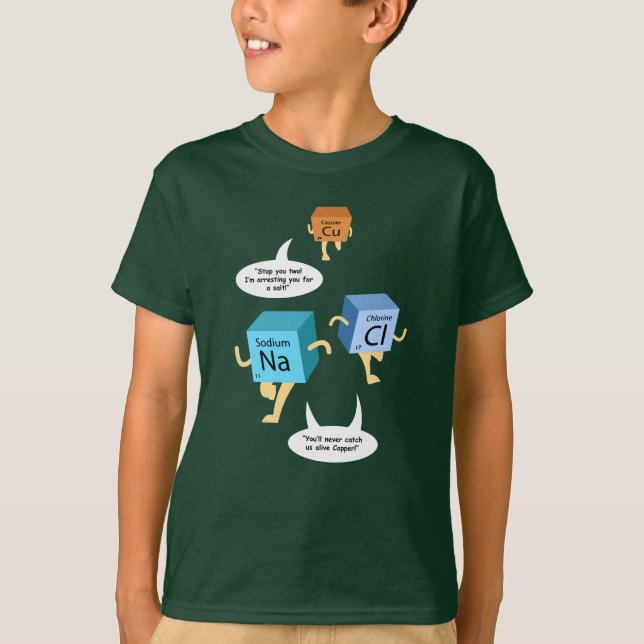 Chemistry Periodic Table Elements Science Gag T-Shirt (Front)
