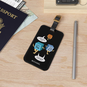 Chemistry Periodic Table Science Teacher Luggage Tag