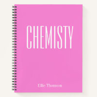 Chemistry | Personalised Pink School Graph Paper