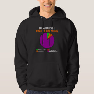 Chemistry pie chart hexagon compounds for teacher hoodie