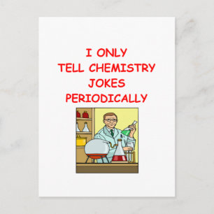 chemistry postcard