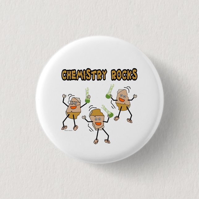 Chemistry Rocks 3 Cm Round Badge (Front)