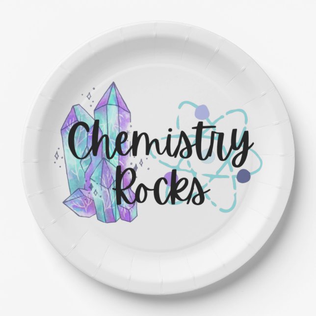 Chemistry Rocks Party Plates (Front)