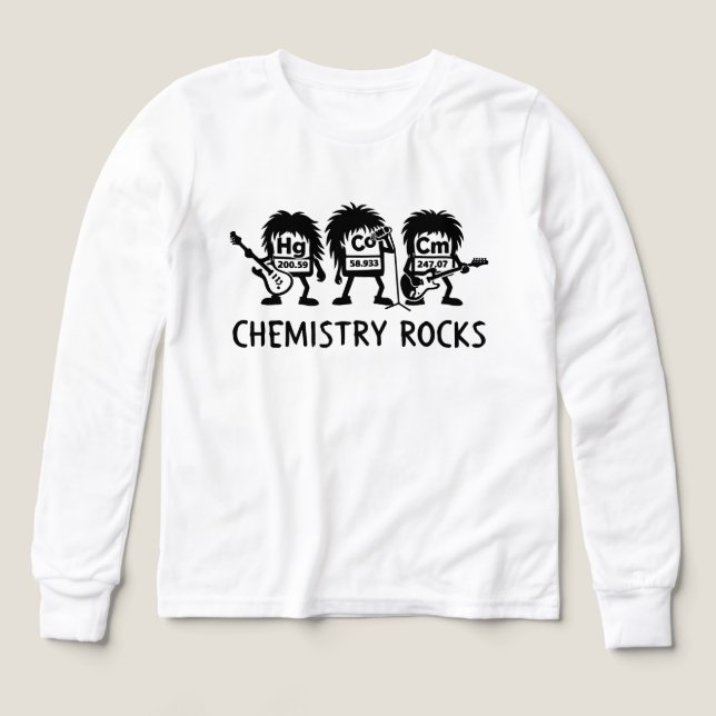 Chemistry Rocks Science Rock Band (Design Front)