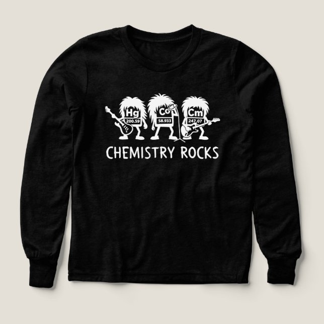 Chemistry Rocks Science Rock Band (Design Front)