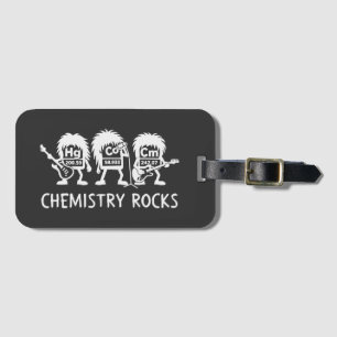 Chemistry Rocks Science Rock Band Luggage Tag