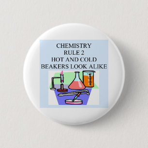 chemistry rule 2 6 cm round badge