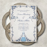 Chemistry Science Teacher Wedding Invitations<br><div class="desc">Show everyone that the two of you have got lots of chemistry. The coordinating pieces of this chemistry laboratory wedding invitation suite feature chemistry flasks and art nouveau detailing with script text on a bubbly textured background. Perfect for your science teacher wedding, chemistry wedding, or geek wedding. *** Need to...</div>