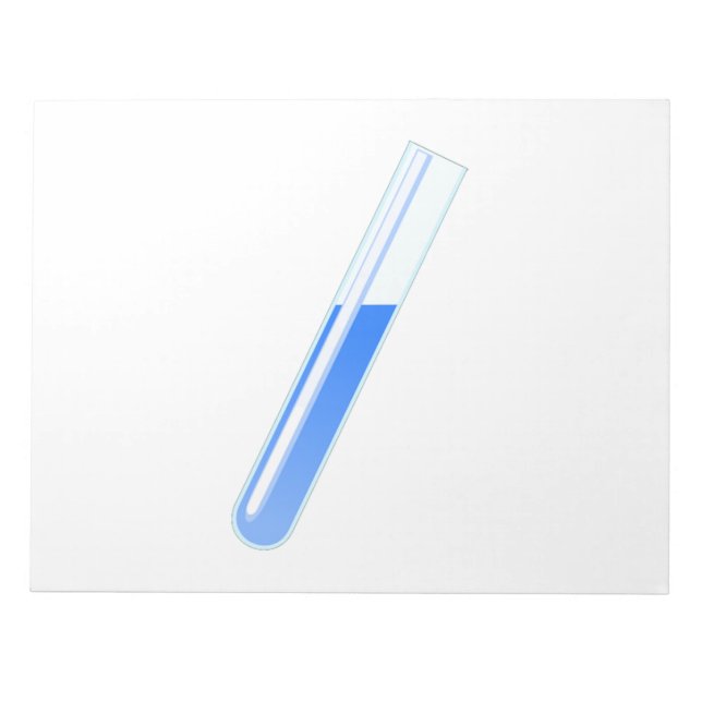 Chemistry Science Test Tube Notepad (Front)
