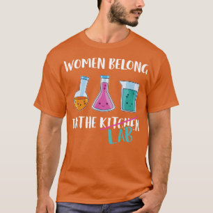 Chemistry Science Women Scientist Laboratory T-Shirt
