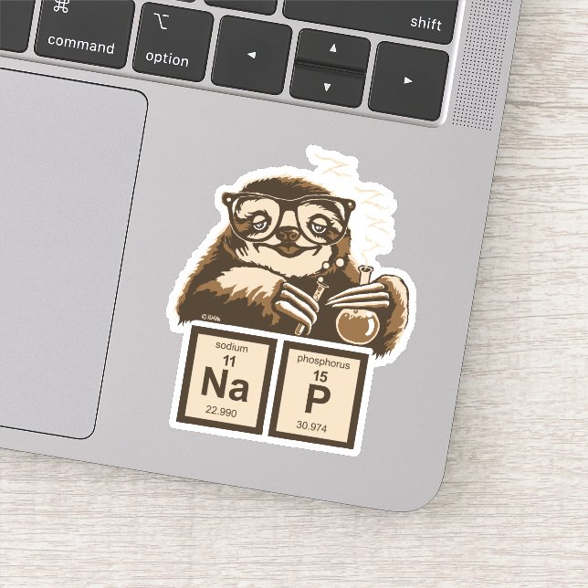 Chemistry sloth discovered nap (Detail)