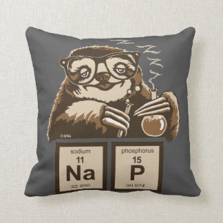 Chemistry sloth discovered nap cushion