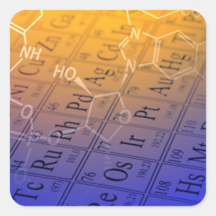 Chemistry Square Sticker