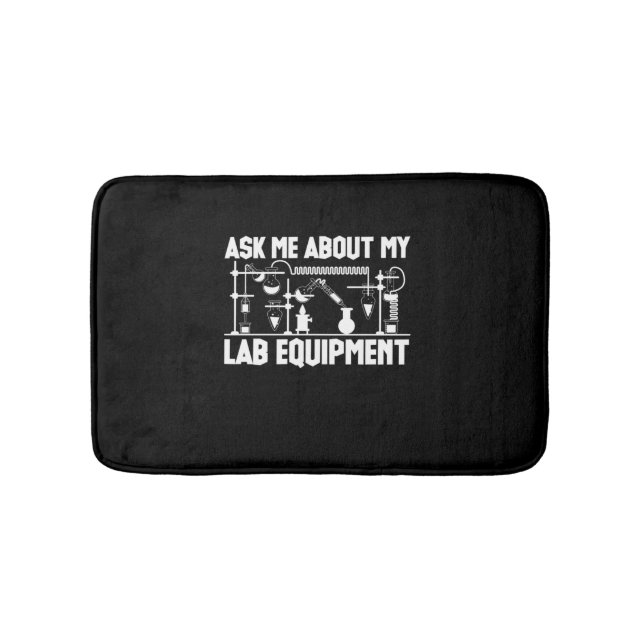 Chemistry Teacher Bath Mat (Front)