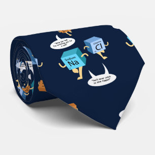 Chemistry Teacher Birthday Chemical Elements Gag Tie