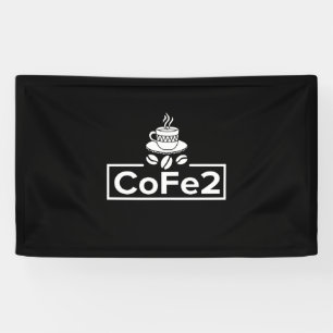 Chemistry Teacher Coffee Lover Banner