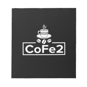 Chemistry Teacher Coffee Lover Notepad