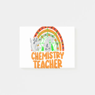 Chemistry Teacher Funny Halloween Costumes Science Post-it Notes