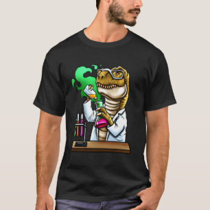 Chemistry Teacher School Chemist Funny T-Rex Dinos T-Shirt