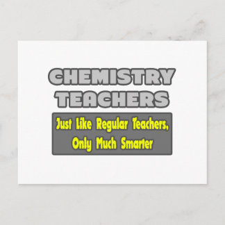 Chemistry Teachers...Smarter Postcard