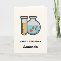 Chemistry Test Tube and Beaker Birthday