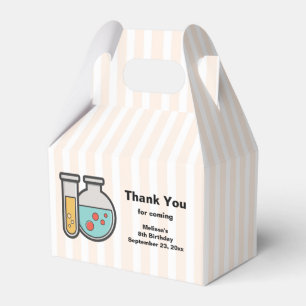 Chemistry Test Tube and Beaker Birthday Favour Box