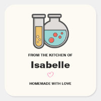 Chemistry Test Tube and Beaker Funny Kitchen