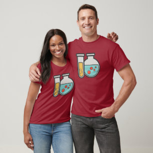 Chemistry Test Tube and Beaker T-Shirt