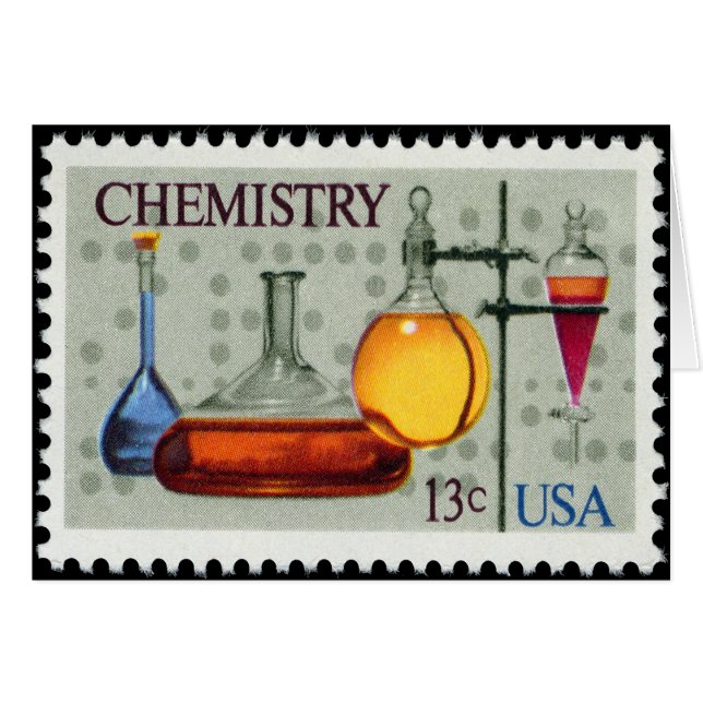 Chemistry~ U.S. Stamp~ American Chemical Society ~ (Front Horizontal)
