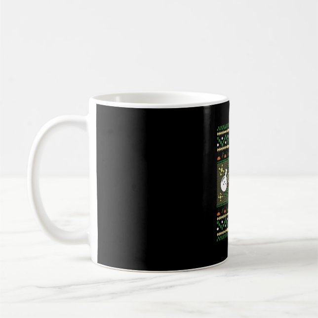 Chemistry Ugly Christmas Science Engineer Gift Coffee Mug (Left)