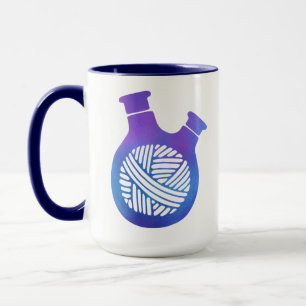 ChemKnits Creations Logo Mug - Navy