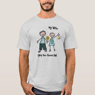 Chemo Bell - Ovarian Cancer Teal Ribbon T-Shirt