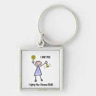 Chemo Bell - Woman General Cancer Key Ring