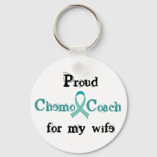 Chemo Coach Wife Keychain