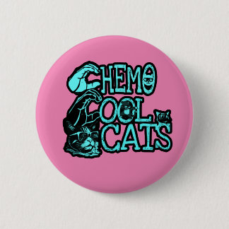 Chemo cool cats Button