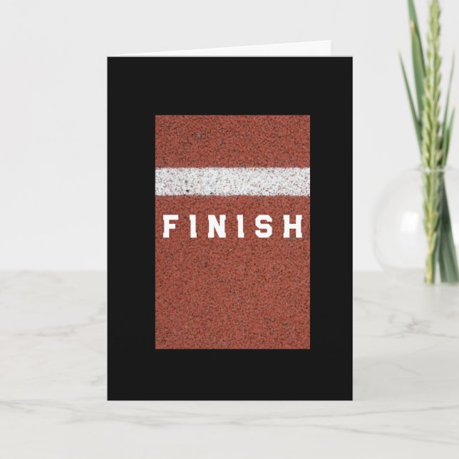 Chemo Finish Line Encouragement Card (Front)