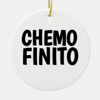 Chemo finito, end of chemo ceramic tree decoration